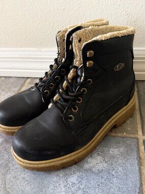 Lugz | Shoes | Lugz Black Mruckhd02 Slip Resistant Boots  display picture 1